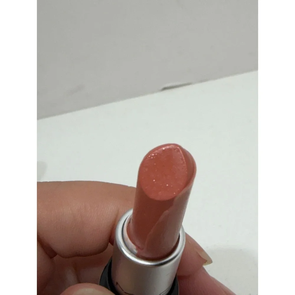 MAC Matte Lipstick Kinda Sexy Neutral Peachy Pink Nude A25 mini bullet size read